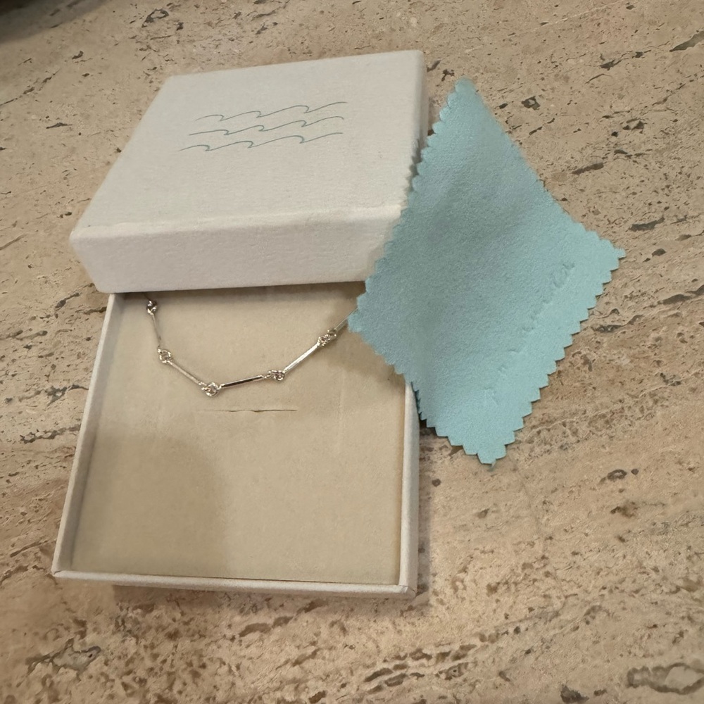 Pura Vida Sterling Silver Bar Bracelet